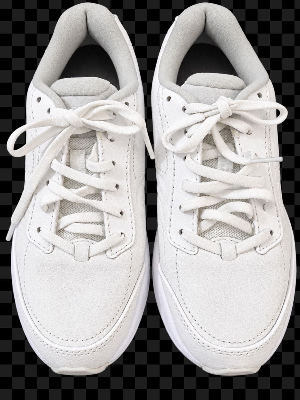 Saucany women’s White leather Casual walking Sneakers - Clean Minimal Style